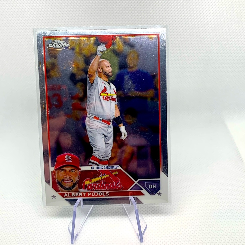 Albert Pujols 2023 Topps Chrome St.Louis Cardinals Los Angeles Angels HOF